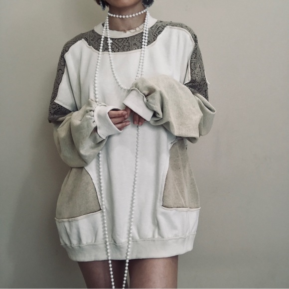 Brand new baggy pocket  sweater shirt - Picture 8 of 10